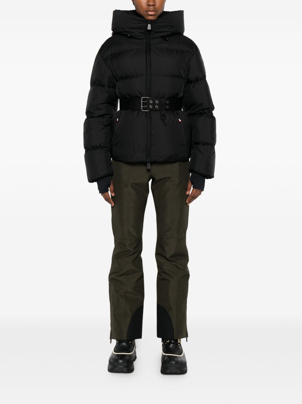 Moncler Grenoble
Giacca con cappuccio e cintura