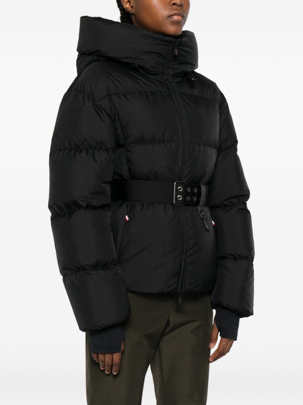 Moncler Grenoble Giacca con cappuccio e cintura
