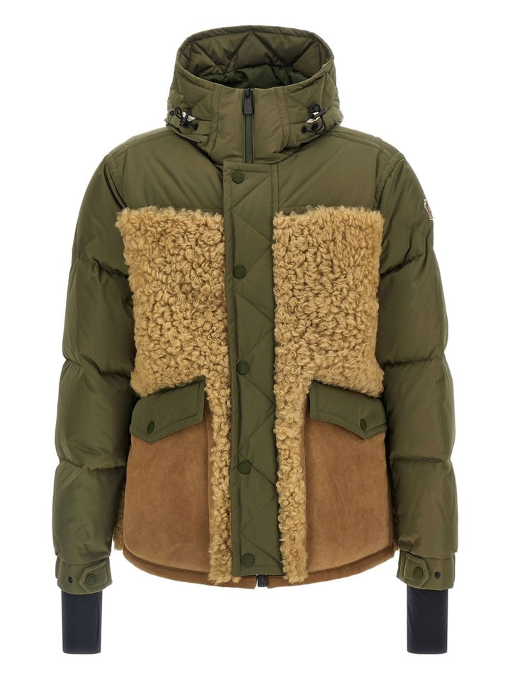 Moncler Grenoble Piumino Grifford con inserti in shearling
