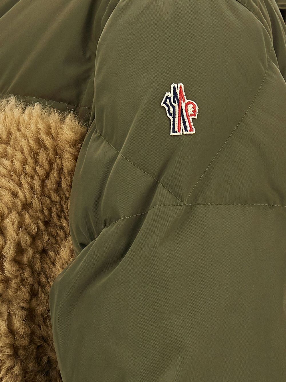 Moncler Grenoble Piumino Grifford con inserti in shearling