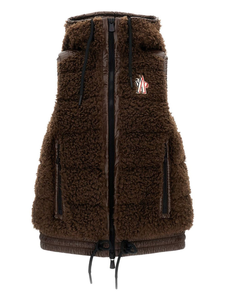 Moncler Grenoble
Gilet in pile con cappuccio