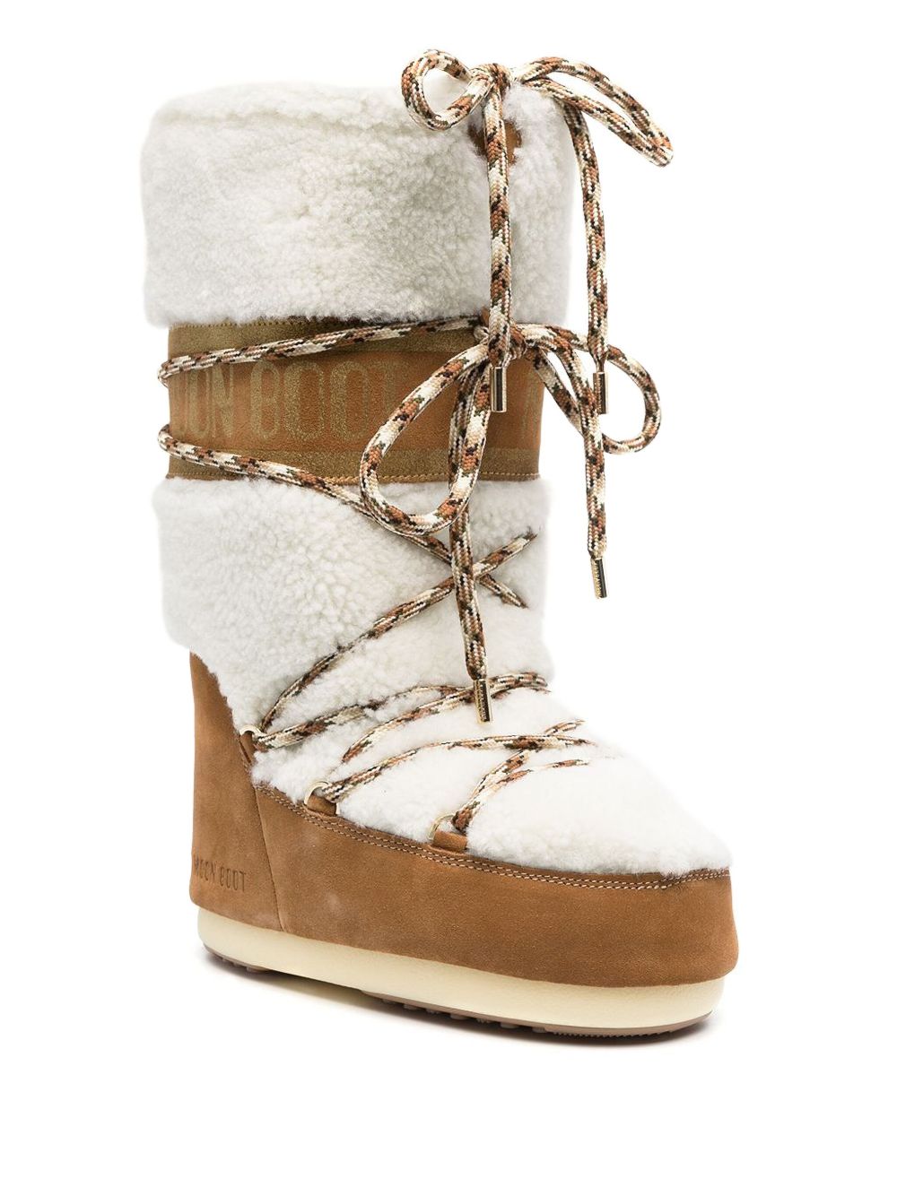 Stivale shearling e camoscio