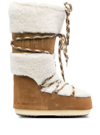 Stivale shearling e camoscio