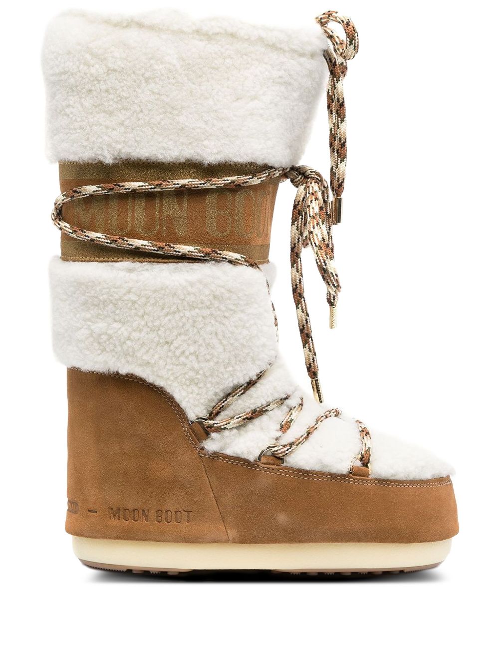 Stivale shearling e camoscio