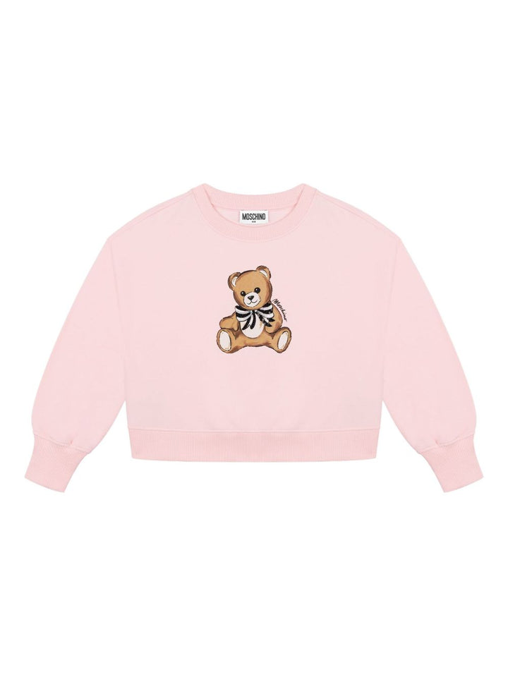 Moschino Kids
Felpa con stampa Teddy Bear