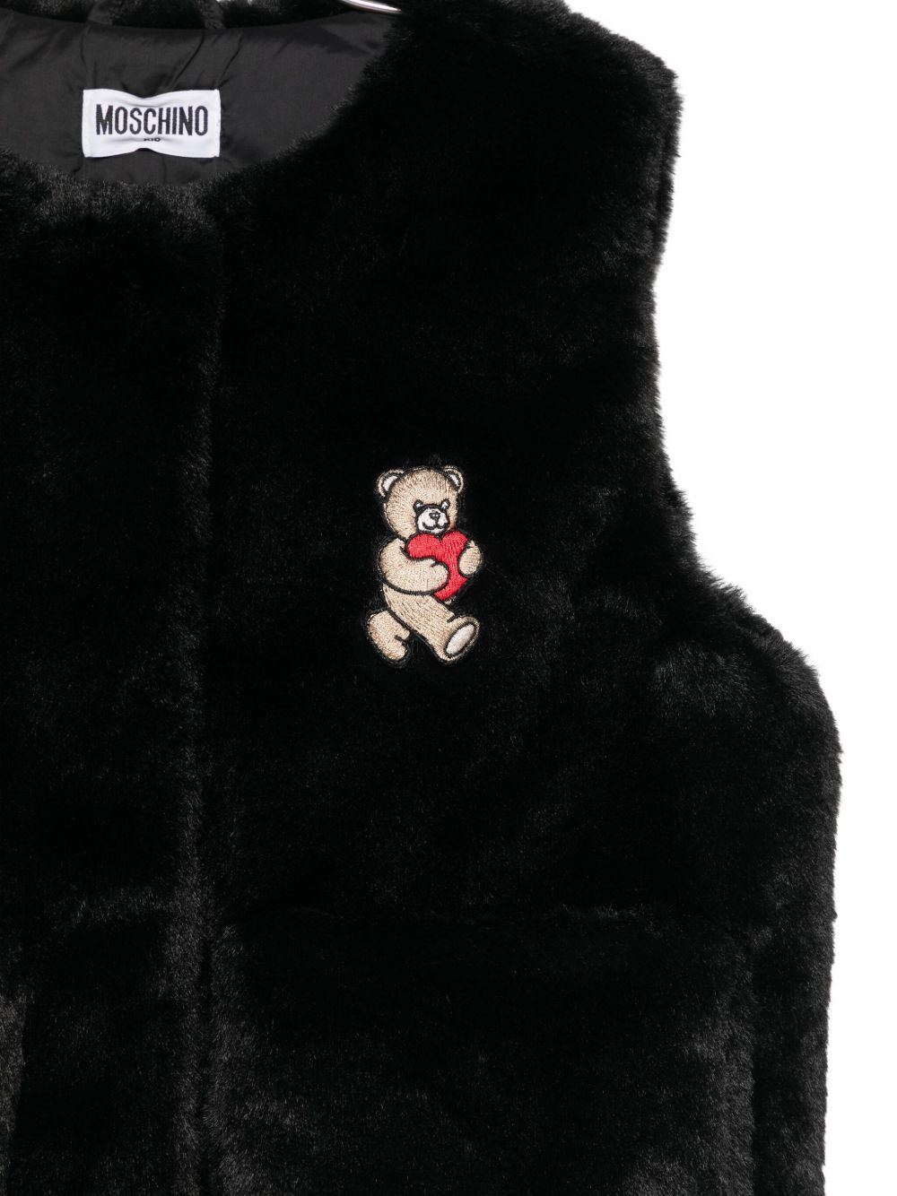 Moschino Kids
Gilet con applicazione Teddy Bear e tasca