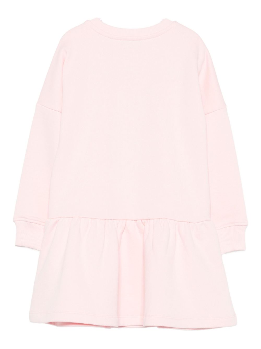 Moschino Kids Abito arricciato con stampa Teddy Bear