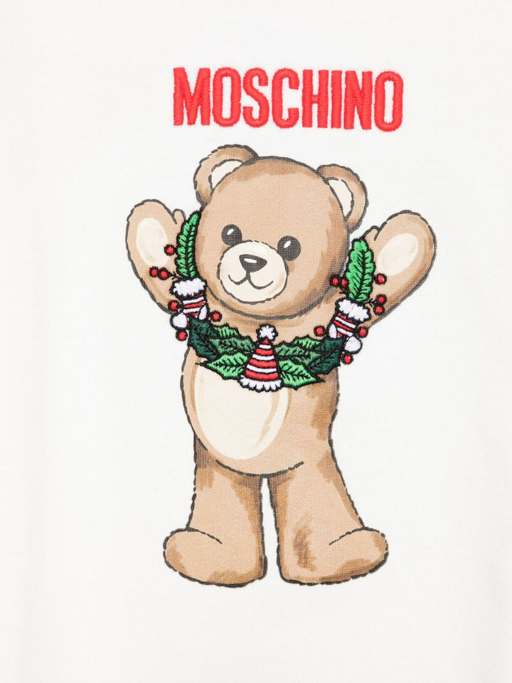 Moschino Kids Felpa con stampa