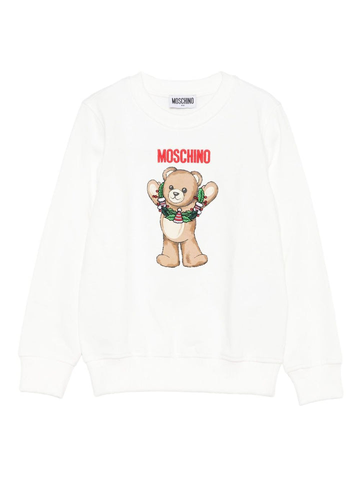 Moschino Kids Felpa con stampa