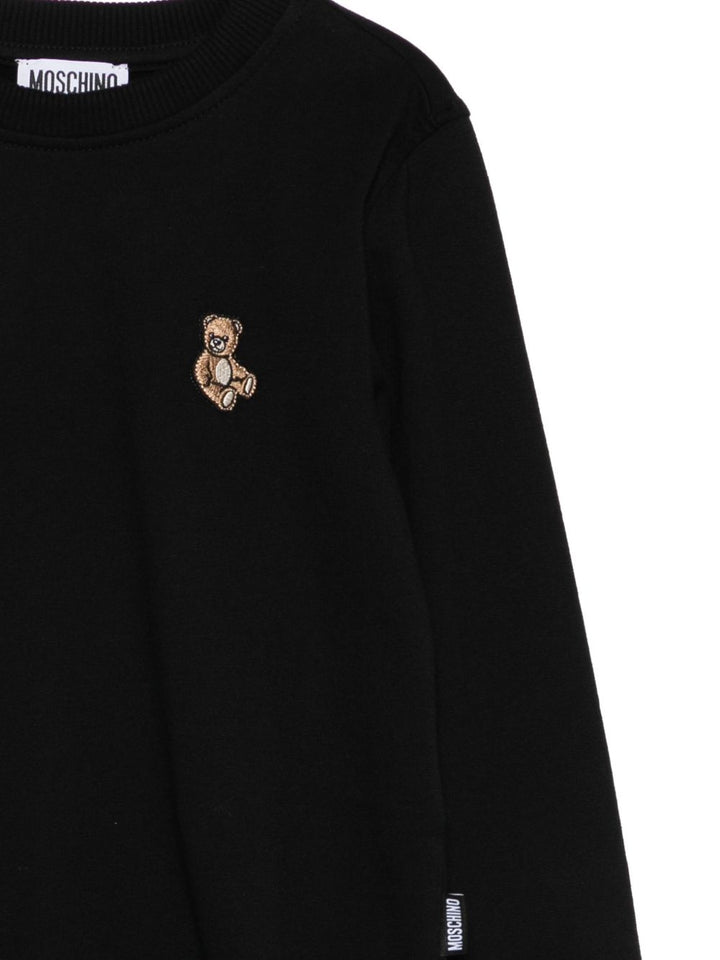 Moschino Kids Felpa con ricamo