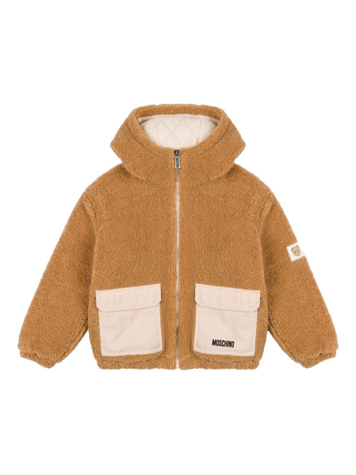 Moschino Kids
Giacca in pelliccia sintetica con cappuccio