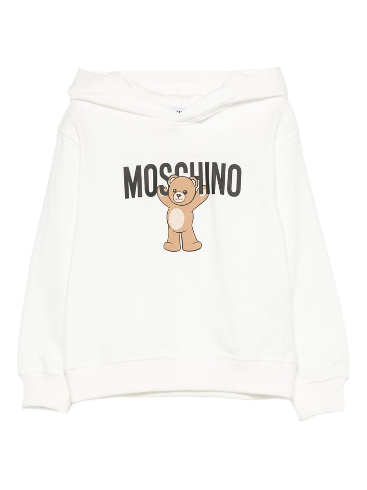Moschino Kids
Top con cappuccio e stampa teddy