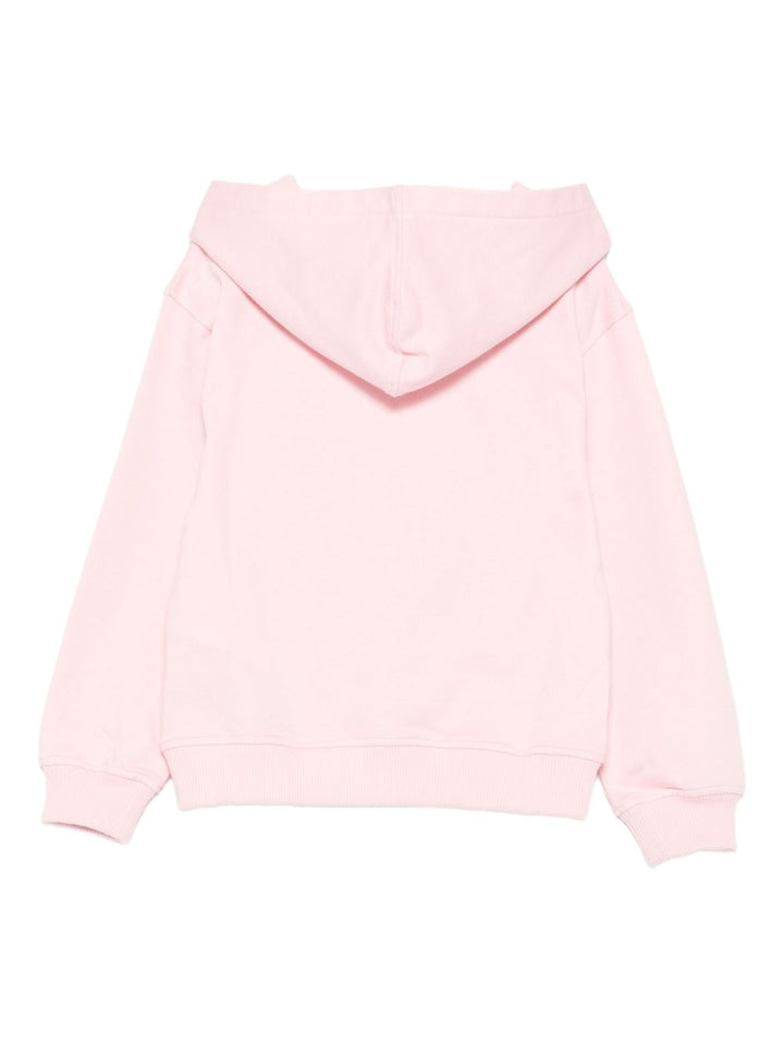 Moschino Kids Felpa con cappuccio e stampa Teddy Bear