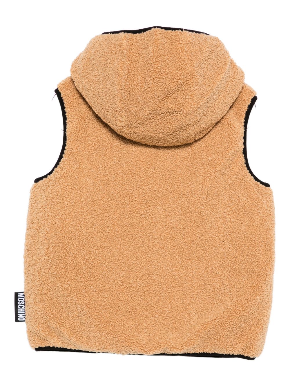 Moschino Kids
Gilet con cappuccio e applicazione orsetto