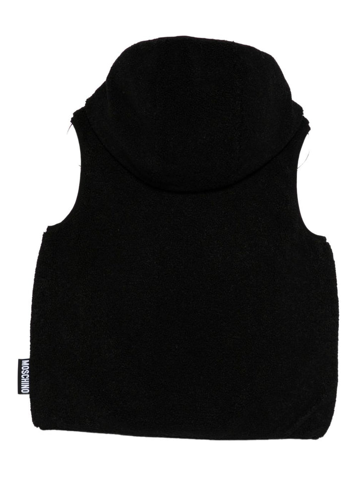 Moschino Kids
Gilet con cappuccio e applicazione orsetto