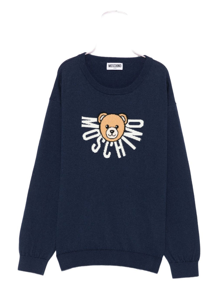 Moschino Kids Maglione con logo