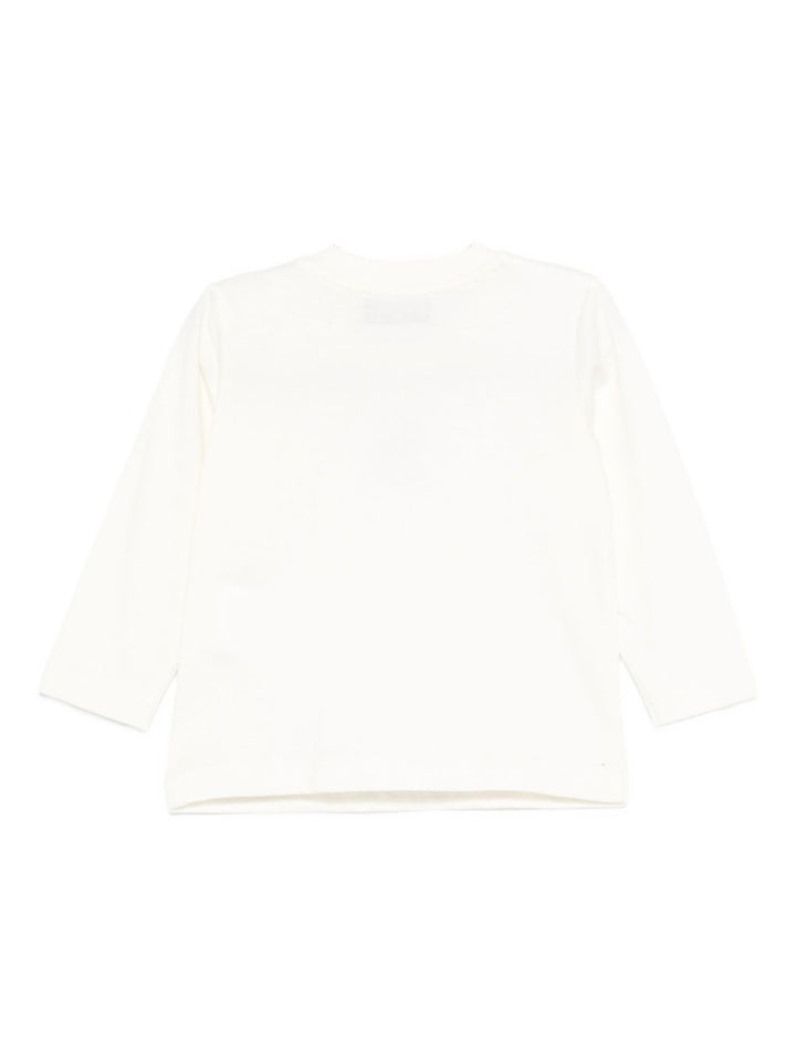 Moschino Kids T-shirt con ricamo orsetto