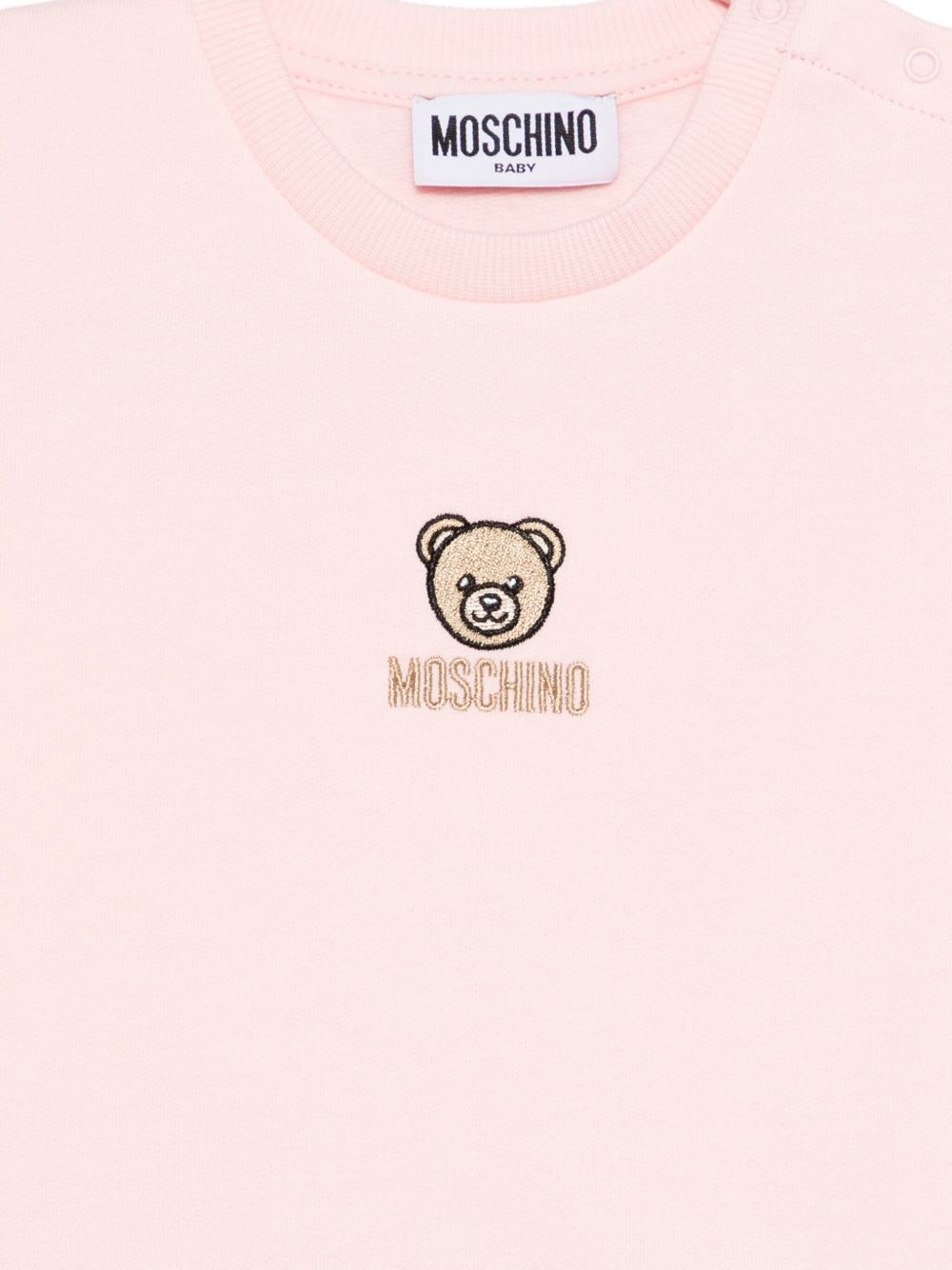 Moschino Kids Abito con ruches e ricami