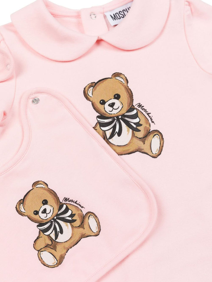 Moschino Kids
Set neonato a maniche lunghe con motivo Bear