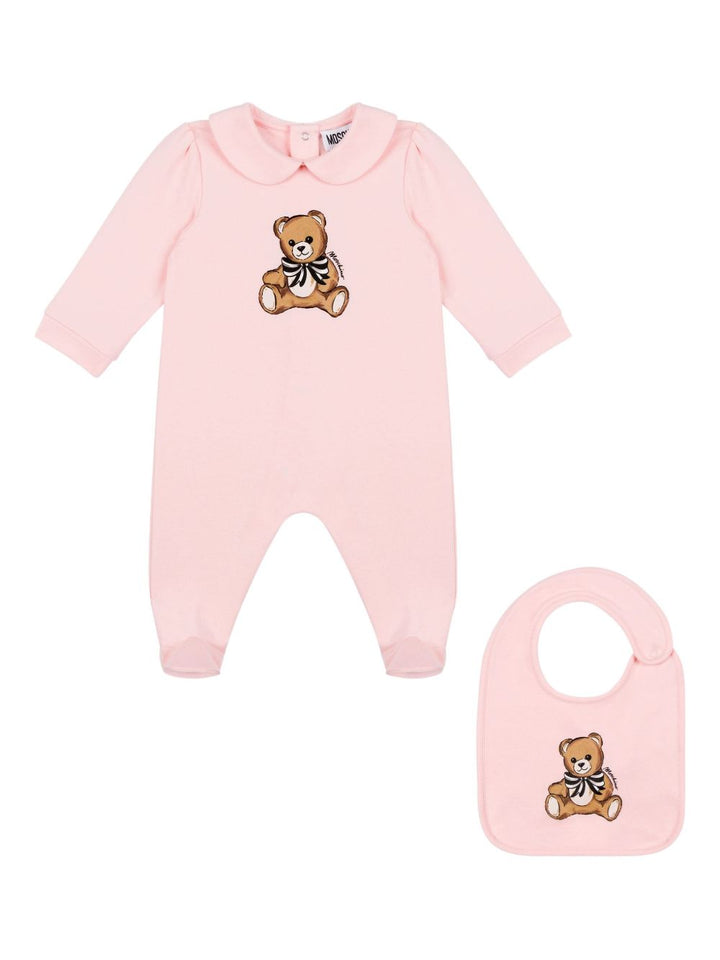 Moschino Kids Set neonato a maniche lunghe con motivo Bear