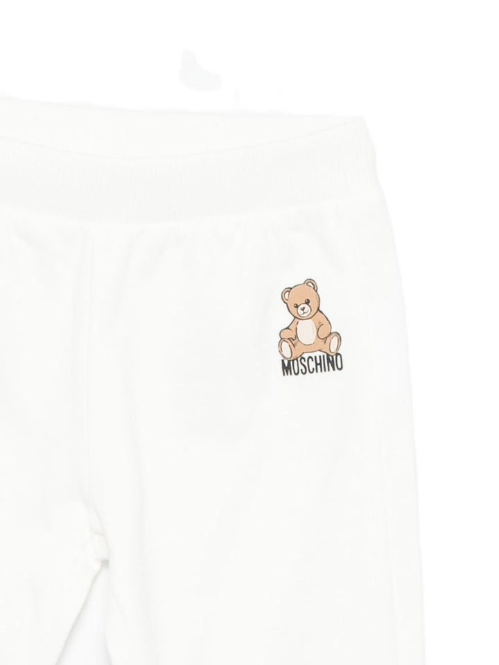 Moschino Kids Tuta sportiva con stampa Teddy Bear
