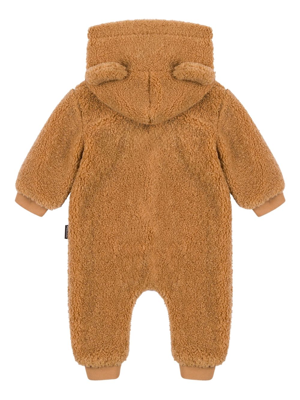 Moschino Kids
Tuta intera con cappuccio in pelliccia sintetica