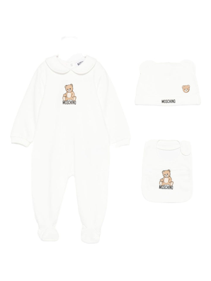 Moschino Kids
Set neonato con stampa Teddy Bear
