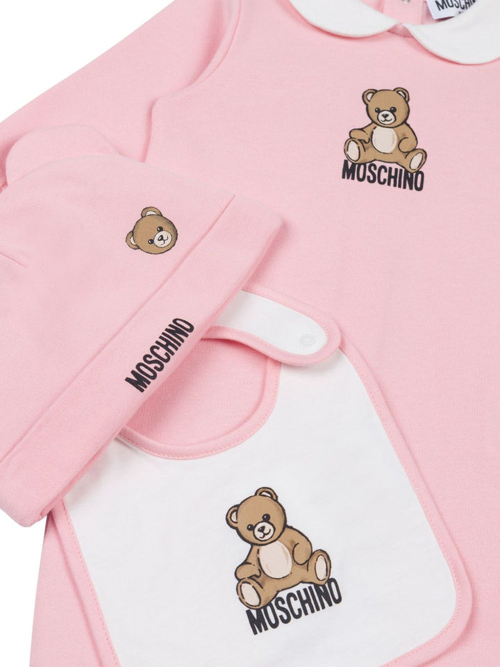 Moschino Kids
Set neonato con motivo Bear