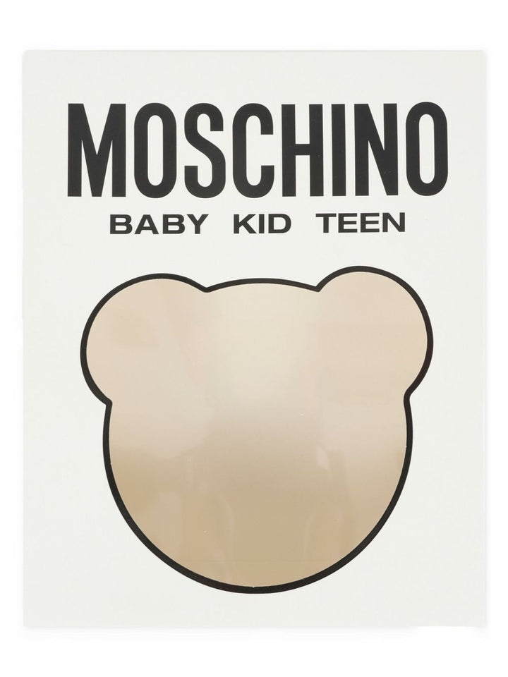 Moschino Kids Tutina in cotone con stampa teddy