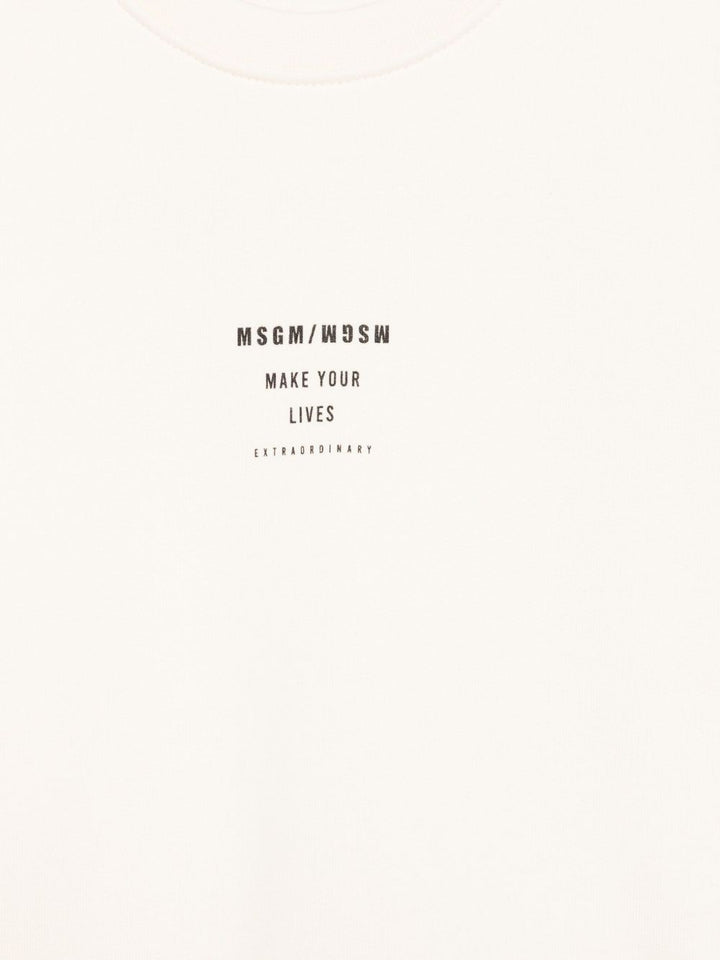 MSGM Kids
Felpa in cotone con logo