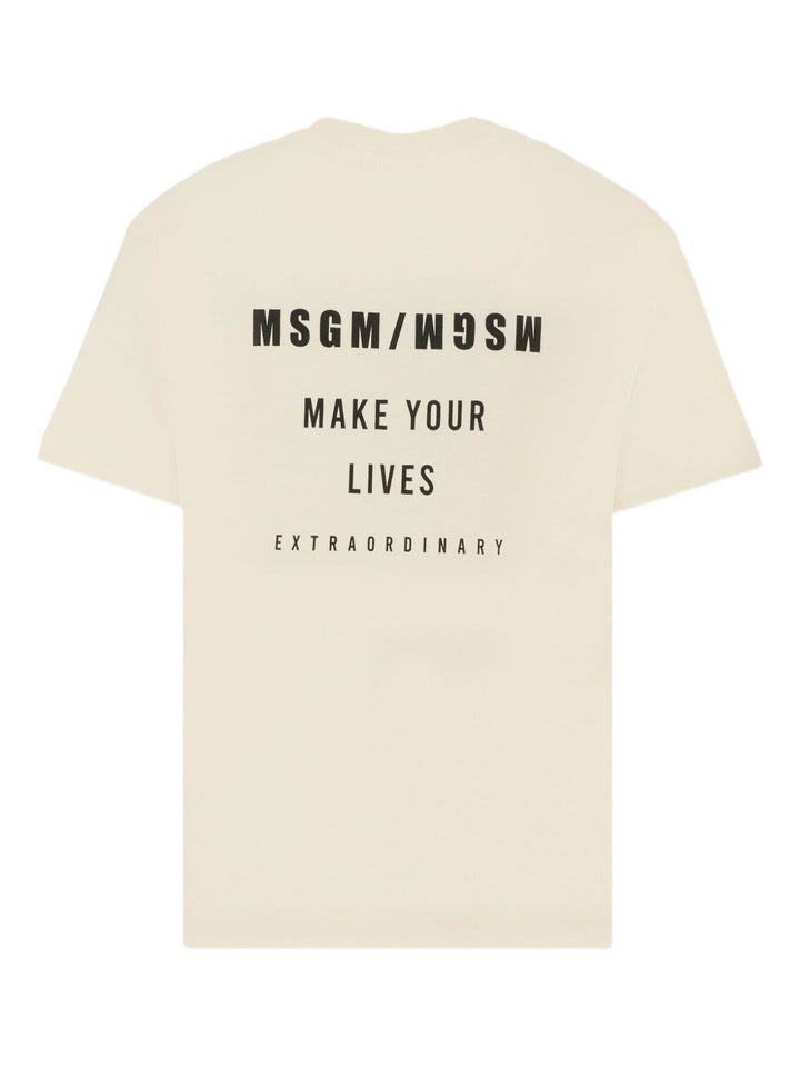 MSGM Kids T-shirt con stampa