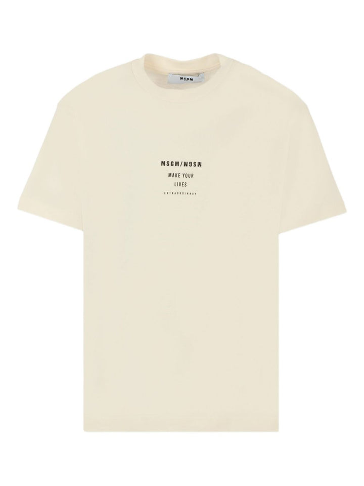 MSGM Kids T-shirt con stampa