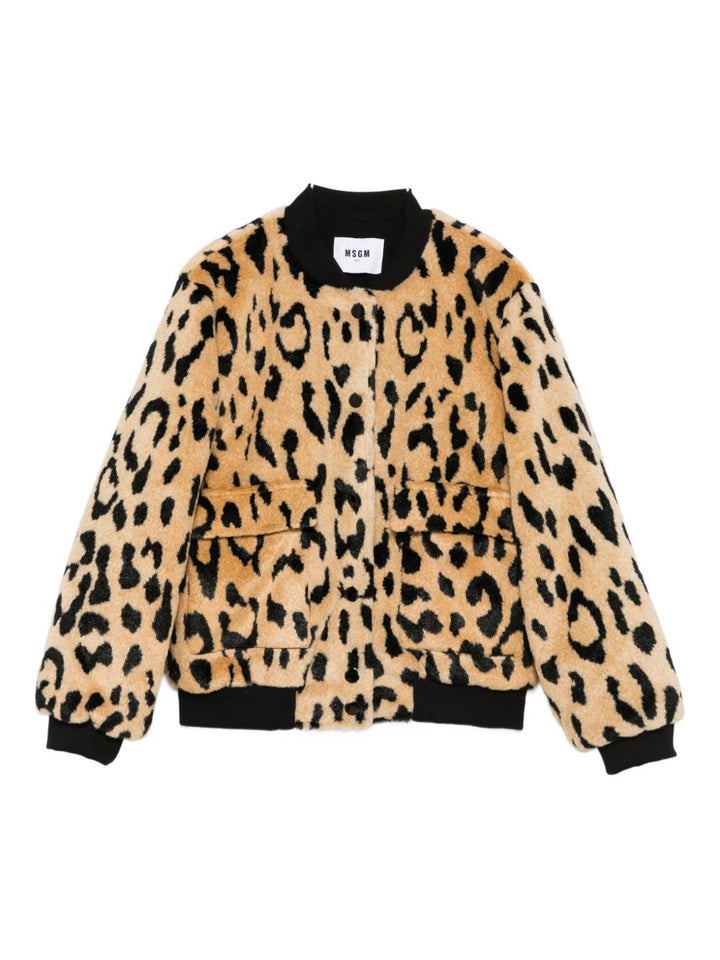 MSGM KIDS Bomber in lana