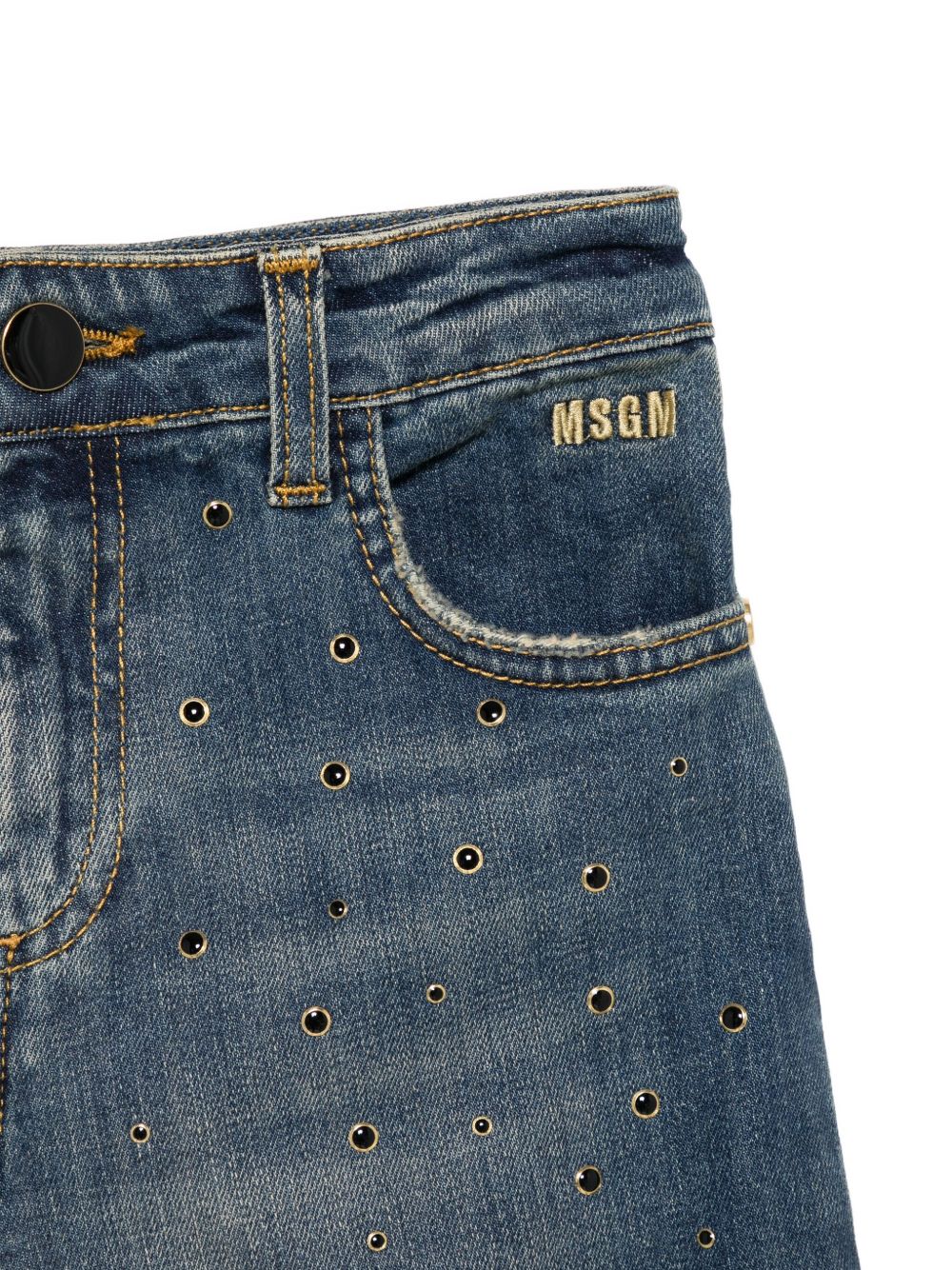 MSGM Kids
Jeans con logo ricamato