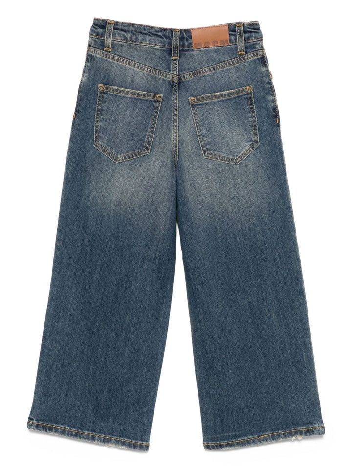 MSGM Kids
Jeans con logo ricamato