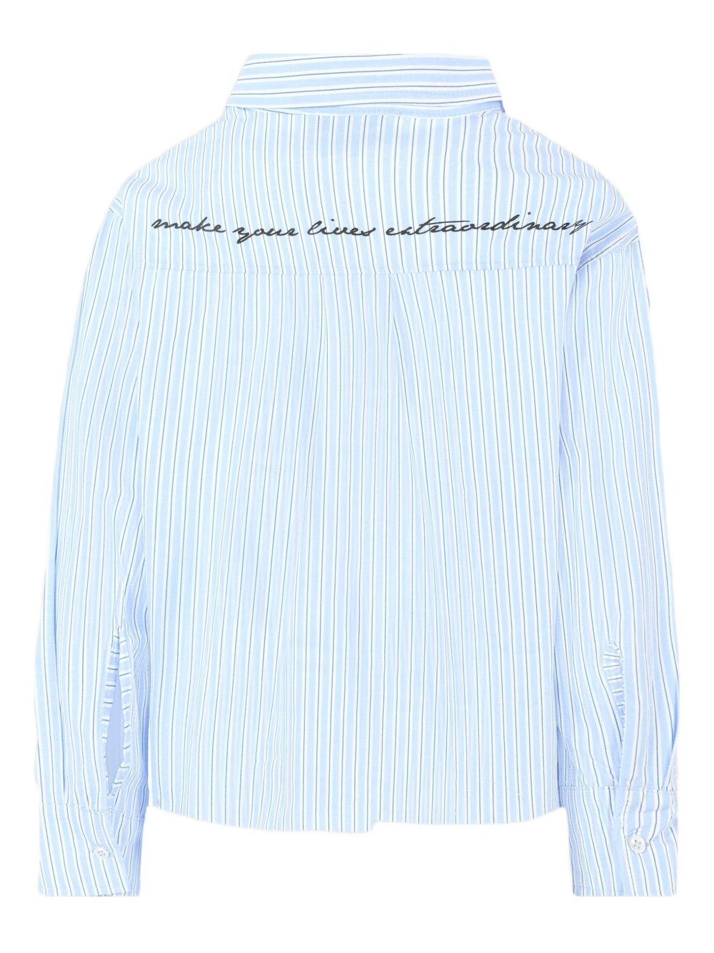 MSGM Kids
T-shirt a righe con tasca applicata