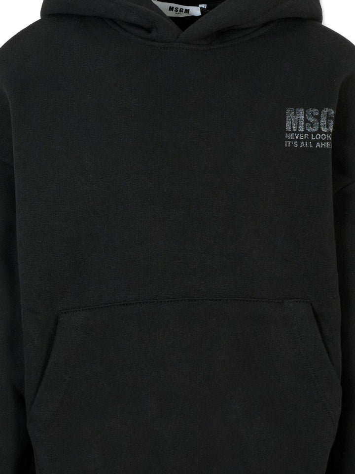 MSGM Kids
Felpa con cappuccio e strass