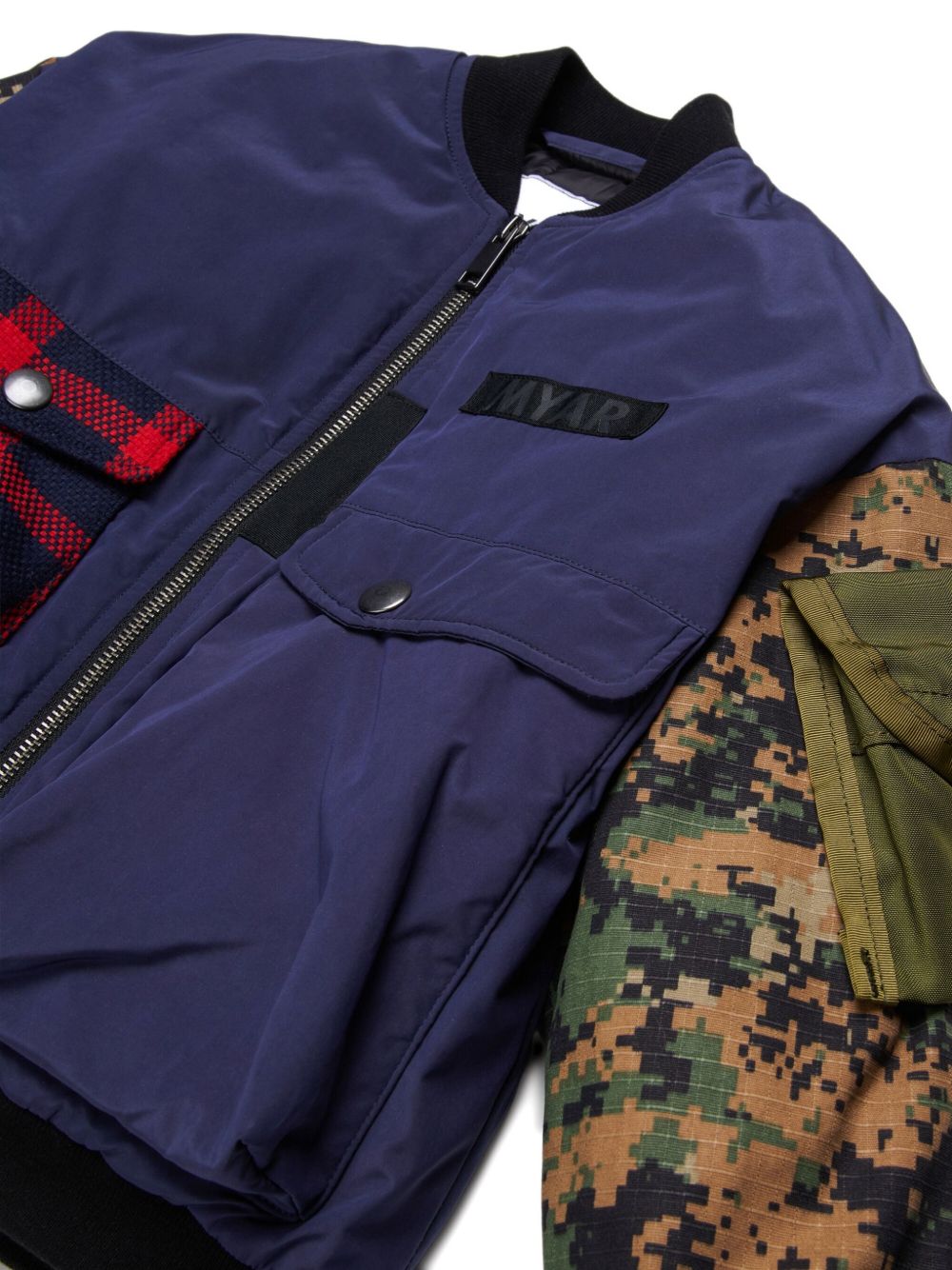 Myar Bomber con design patchwork