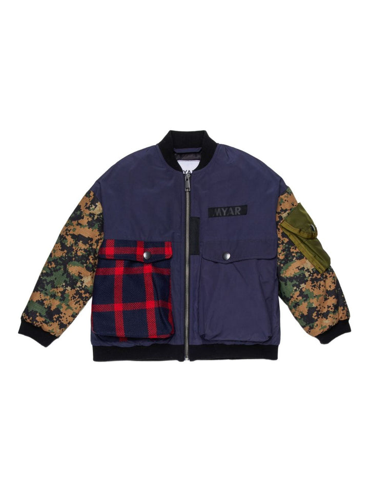 Myar
Bomber con design patchwork