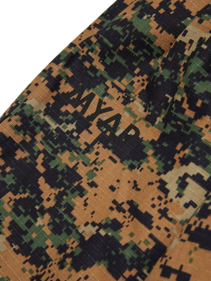 Myar Pantaloni con inserti camouflage