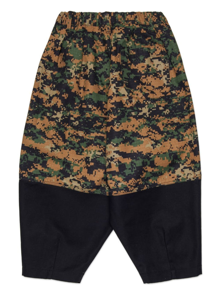 Myar Pantaloni con inserti camouflage