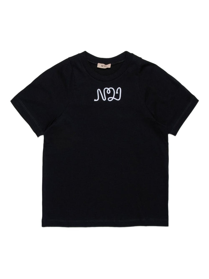 Nº21 Kids T-shirt nero