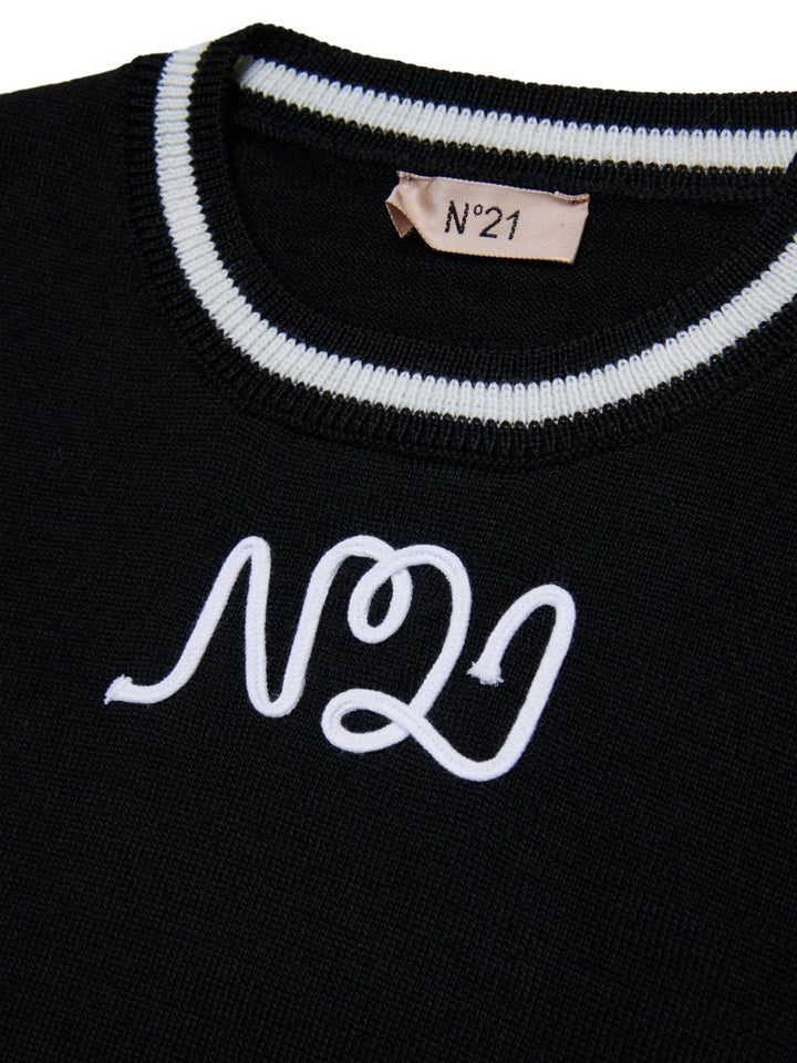 Nº21 Kids Maglione con logo