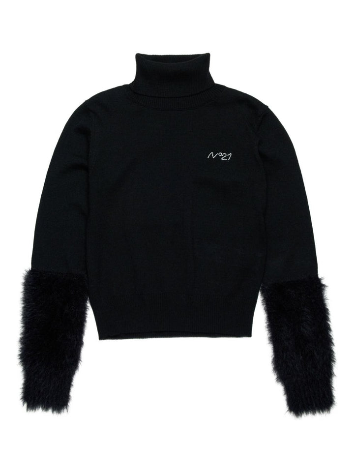 Nº21 Kids Maglione a collo alto