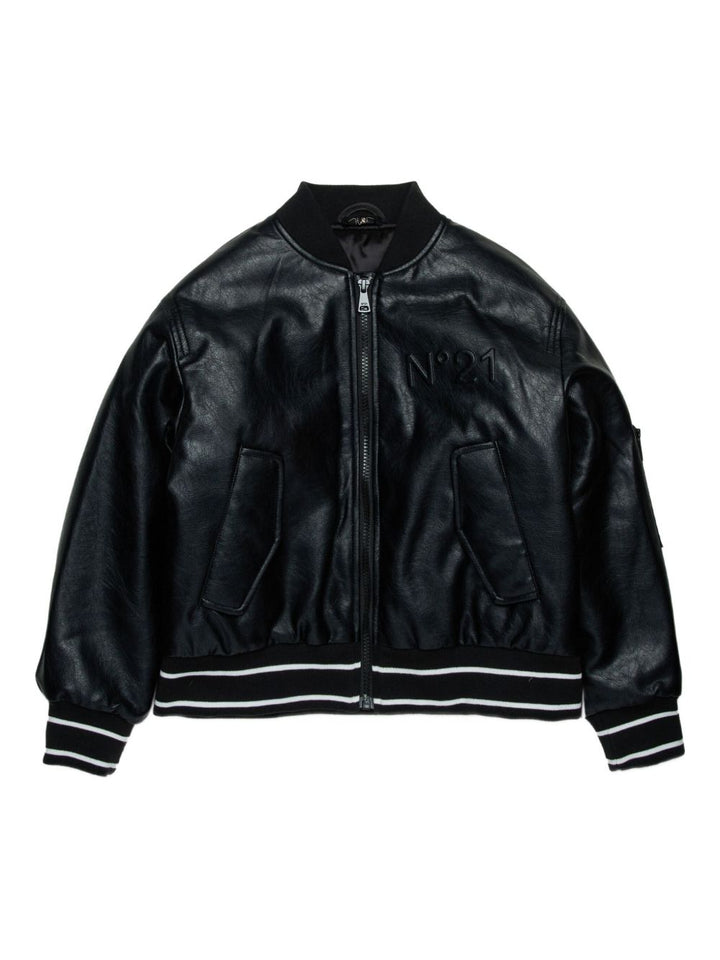 Nº21 Kids
Bomber con logo goffrato
