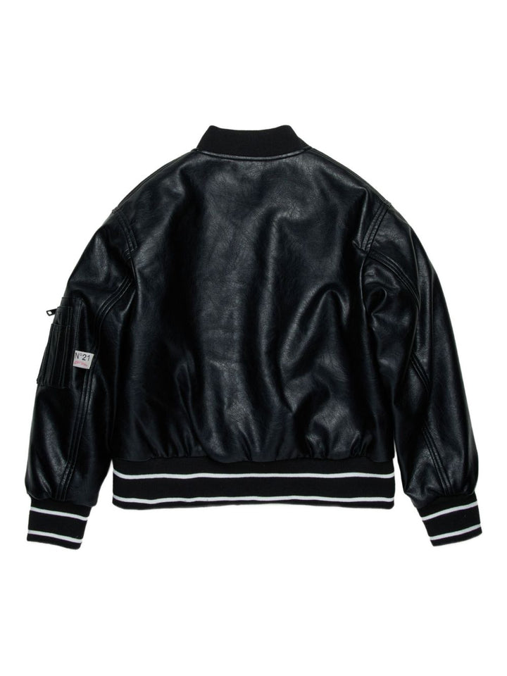 Nº21 Kids
Bomber con logo goffrato