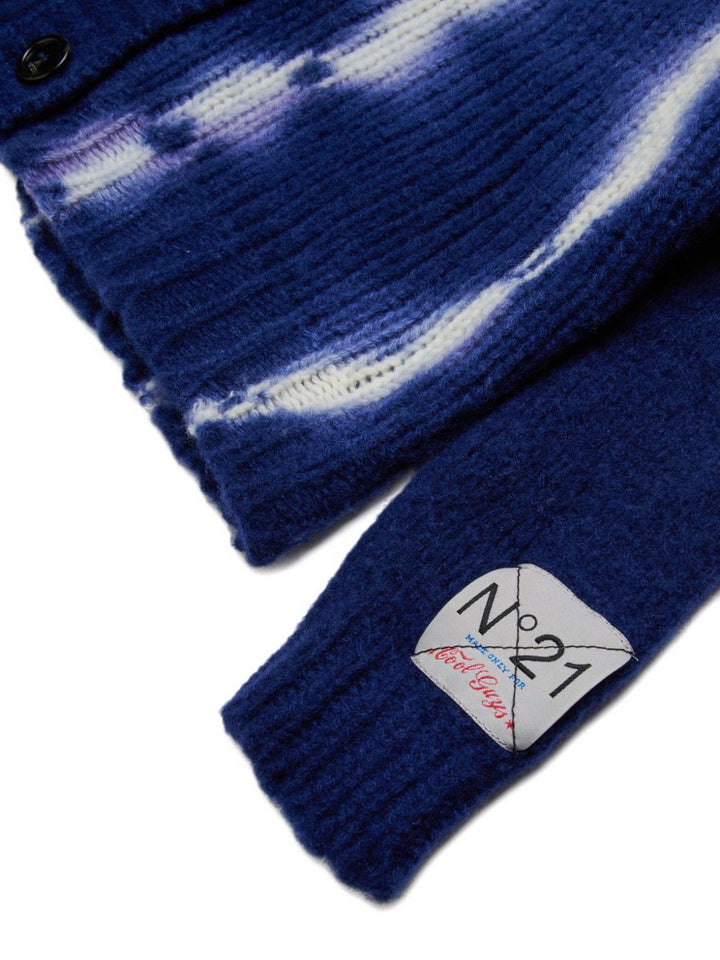 Nº21 Kids
Cardigan con fantasia tie dye