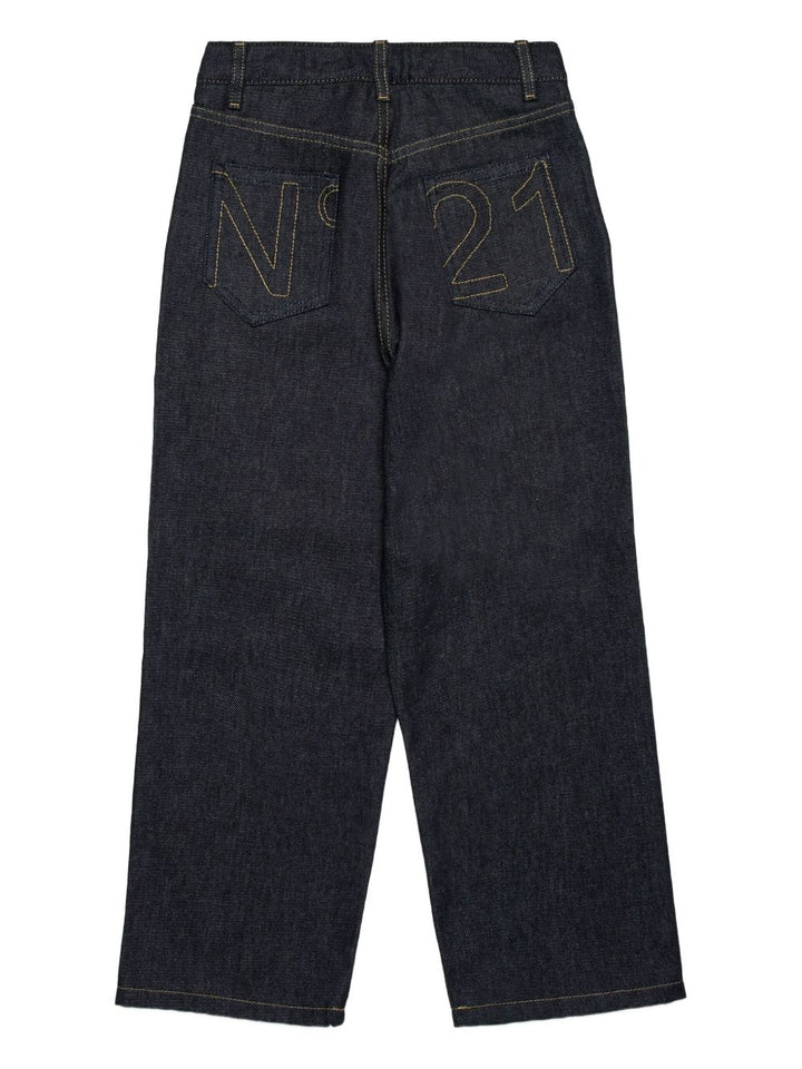 Nº21 Kids Jeans con ricamo