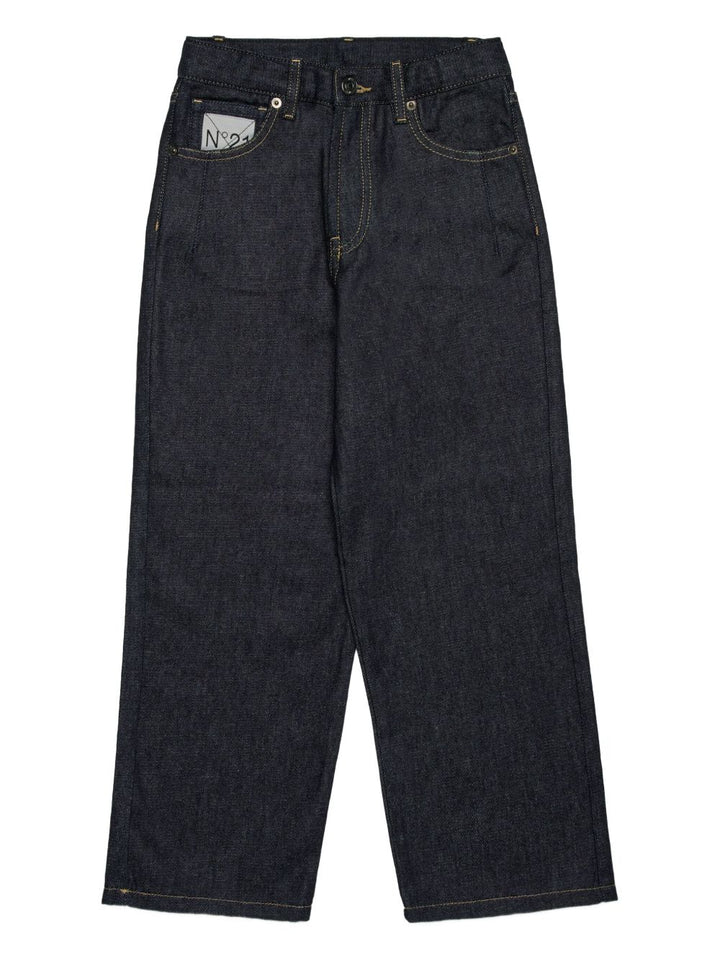 Nº21 Kids Jeans con ricamo
