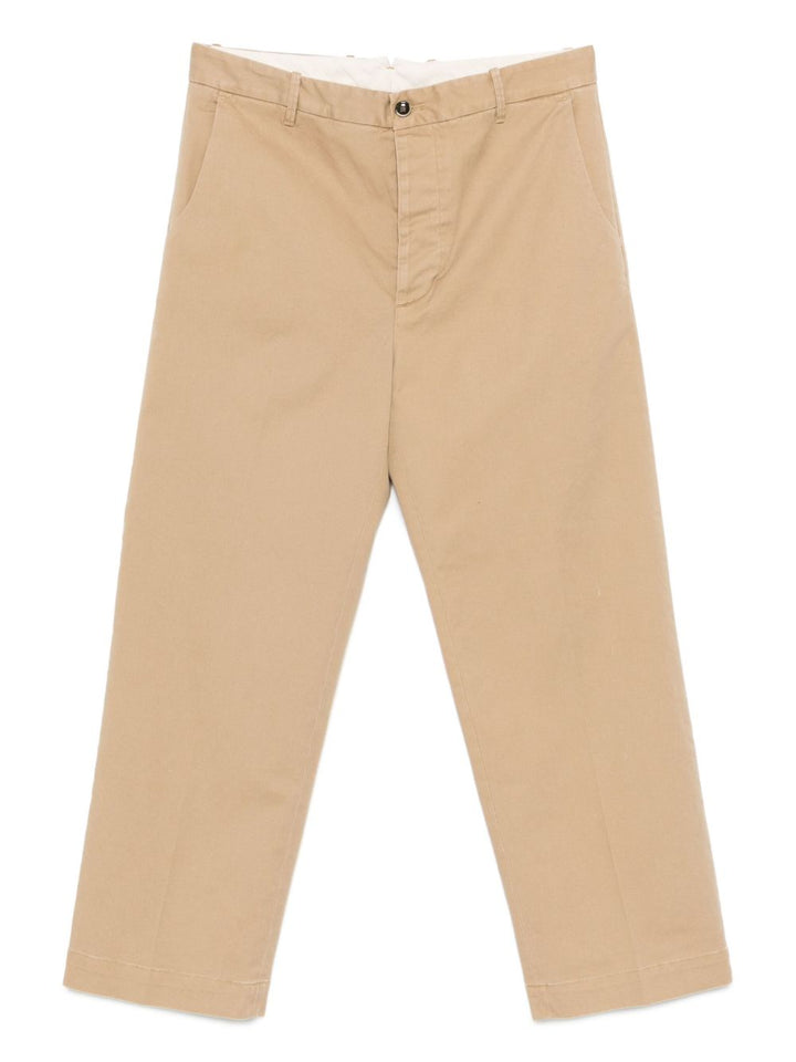 Nine In The Morning
Pantaloni in cotone con patta e bottoni